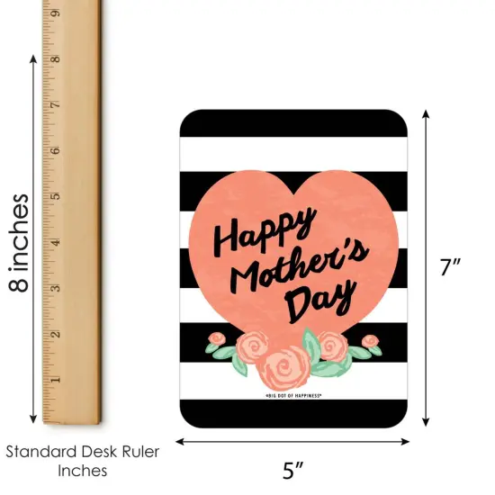 Big Dot of Happiness Best Mom Ever - Bingo Cards and Markers - Mother's Day Bingo Game - Set of 18 {6}