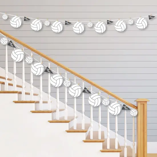 Big Dot of Happiness Bump, Set, Spike - Volleyball - Baby Shower or Birthday Party DIY Decorations - Clothespin Garland Banner - 44 Pieces {3}