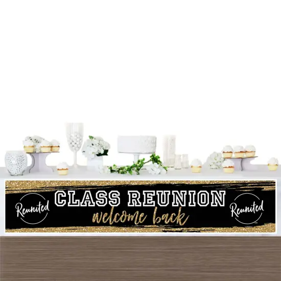 Big Dot of Happiness Reunited - School Class Reunion Party Decorations Party Banner {4}