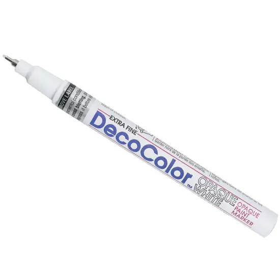 Uchida DecoColor Extra Fine Opaque Paint Marker-White {2}