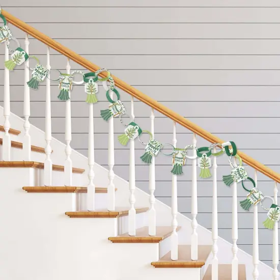 Big Dot of Happiness Family Tree Reunion - 90 Chain Links and 30 Paper Tassels Decoration Kit - Family Gathering Party Paper Chains Garland - 21 feet {3}