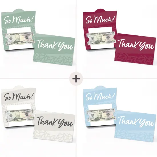 Big Dot of Happiness Assorted Elegantly Simple - Guest Party Favors Money And Gift Card Holders - Set of 8 {3}