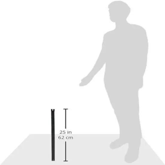 Coats All-Purpose Metal Zipper 12"-Black {3}