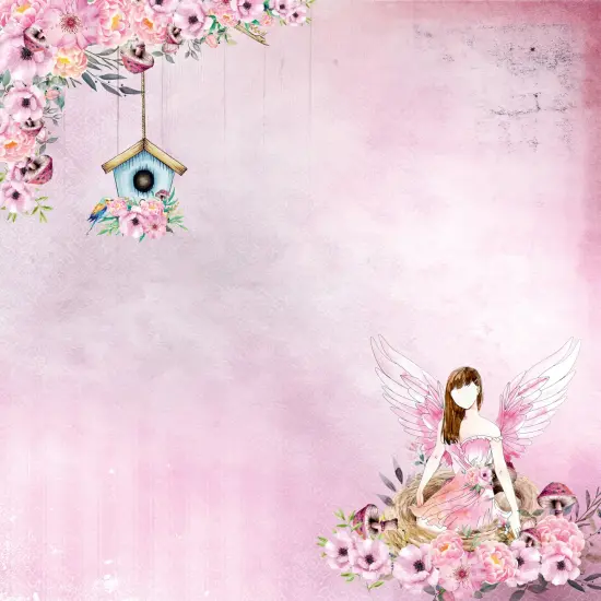 Little Birdie Cardstock Pack 6"X6" 24/Pkg-Fairy Sparkle {5}