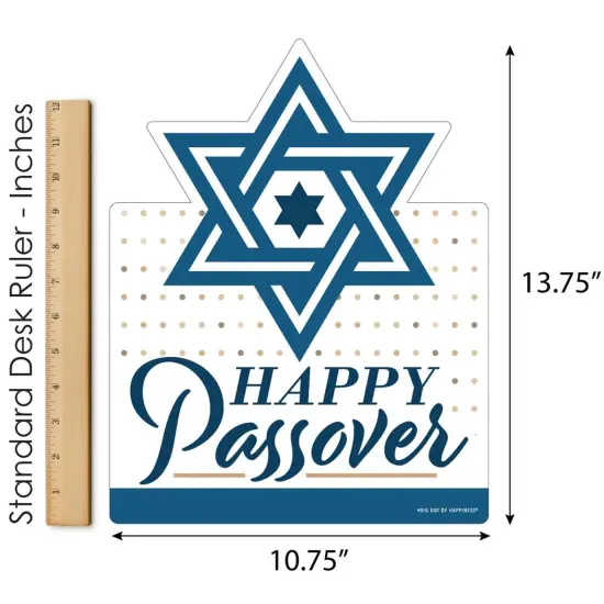 Big Dot of Happiness Happy Passover - Outdoor Lawn Sign - Pesach Party Yard Sign - 1 Piece {6}