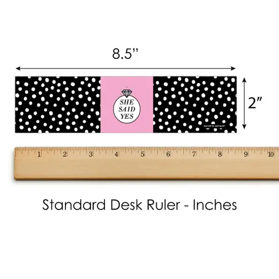 Big Dot of Happiness Omg, You're Getting Married - Engagement Party Water Bottle Sticker Labels - Set of 20 {6}