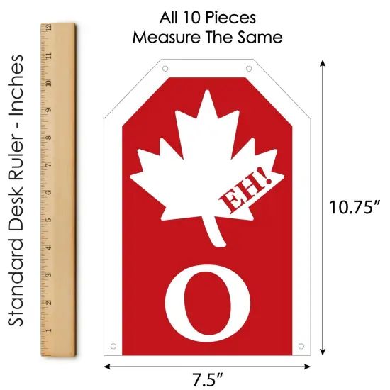 Big Dot of Happiness Canada Day - Hanging Vertical Paper Door Banners - Canadian Party Wall Decoration Kit - Indoor Door Decor {7}