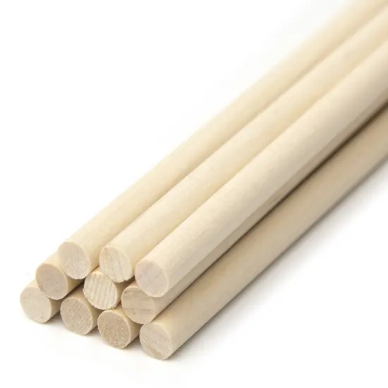 CousinDIY Dowel Rod .25"X12" 10/Pkg-Natural {3}