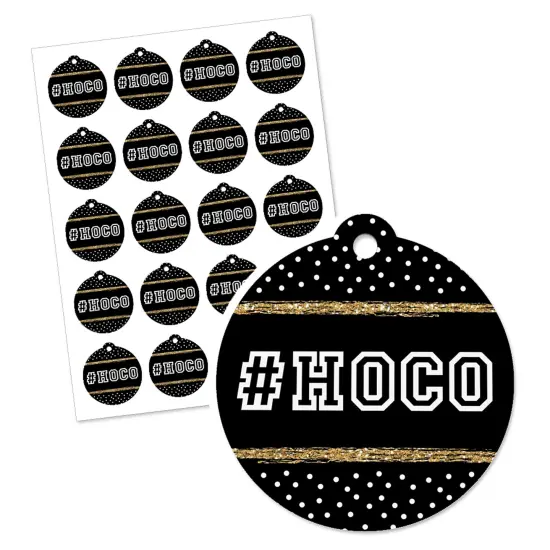 Big Dot of Happiness Hoco Dance - Homecoming Favor Gift Tags (Set of 20) {3}
