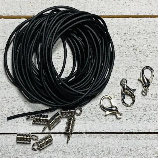 Jewelry Made By Me Black Cord Necklace Kit {2}