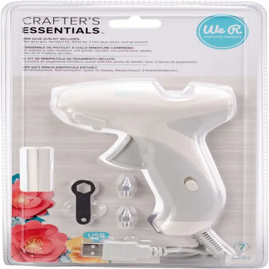 We R USB Mini Glue Gun-White {1}