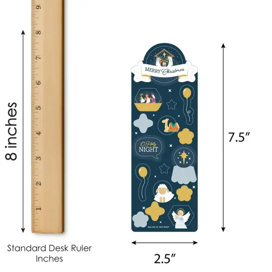 Big Dot of Happiness Holy Nativity - Manger Scene Religious Christmas Favor Kids Stickers - 16 Sheets - 256 Stickers {4}
