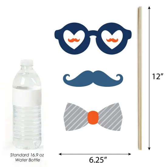 Big Dot of Happiness Happy Father's Day - We Love Dad Party Photo Booth Props Kit - 20 Count {6}