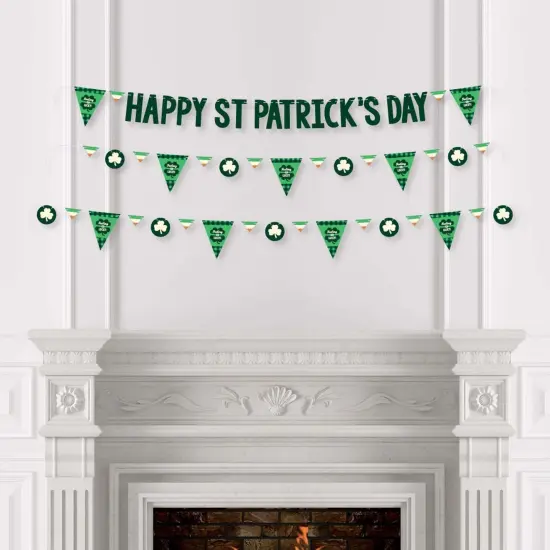 Big Dot of Happiness St. Patrick's Day - Saint Paddy's Day Party Letter Banner Decoration - 36 Banner Cutouts & Happy St. Patrick's Day Banner Letters {4}