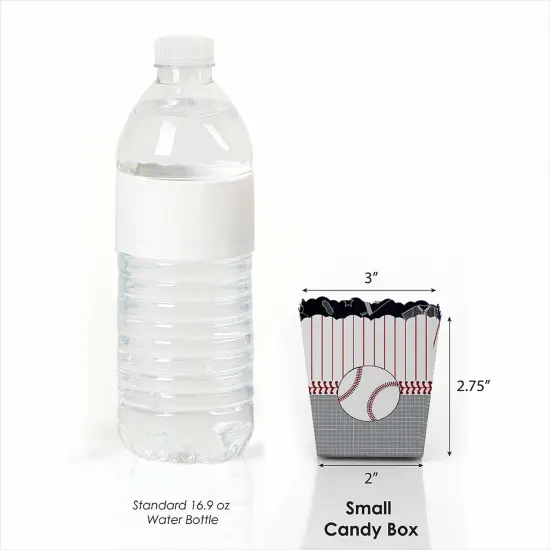 Big Dot of Happiness Batter Up - Baseball - Party Mini Favor Boxes - Baby Shower or Birthday Party Treat Candy Boxes - Set of 12 {4}