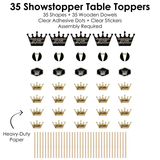 Big Dot of Happiness Prom - Prom Night Party Centerpiece Sticks - Showstopper Table Toppers - 35 Pieces {7}