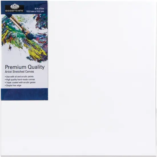 Royal Langnickel essentials(TM) Premium Stretched Canvas-6"x6" {1}