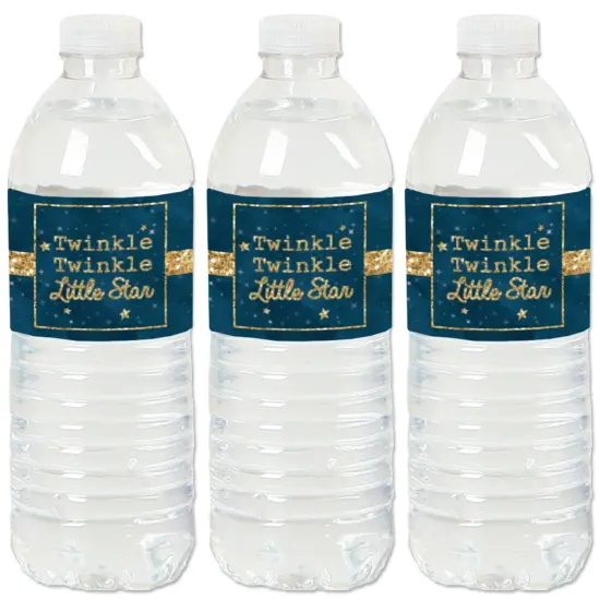 Big Dot of Happiness Twinkle Twinkle Little Star - Baby Shower or Birthday Party Water Bottle Sticker Labels - Set of 20 {1}
