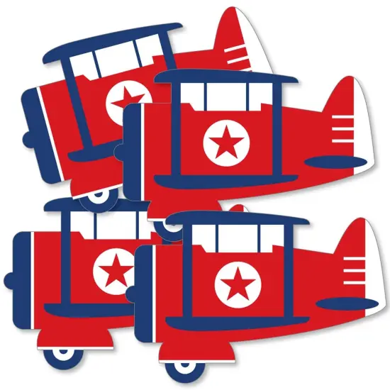 Big Dot of Happiness Taking Flight - Airplane - Decorations DIY Vintage Plane Baby Shower or Birthday Party Essentials - Set of 20 {3}
