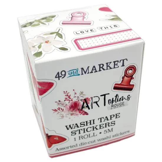49 And Market Washi Sticker Roll-ARToptions Rouge {1}