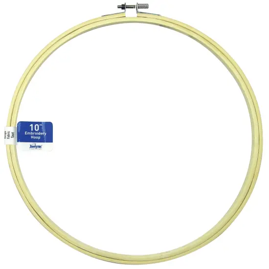 Janlynn Wood Embroidery Hoop 10"-Natural {1}