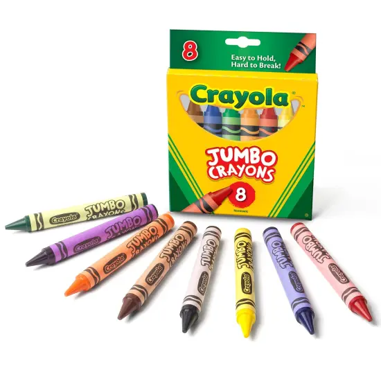 Crayola Jumbo Crayons-8/Pkg {4}