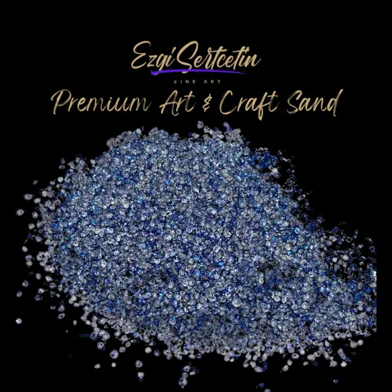 Premium Art Sand|Craft Sand|Unique Metallic-Neon Colors|Excellent Quartz Sand|10 oz|Excellent for Artwork|DIY|Sand Painting|Wedding Decoration|Vaze Filling|Ezgi Sertcetin Crystal mint farache {6}
