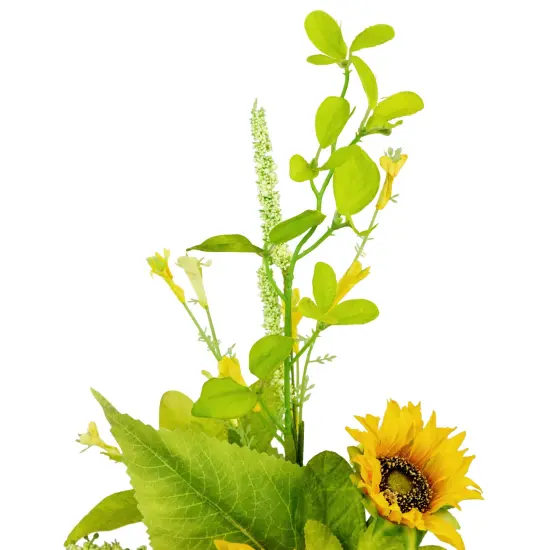 Allstate Wildflower and Sunflower Artificial Floral Silk Spray - 19" - Yellow {5}