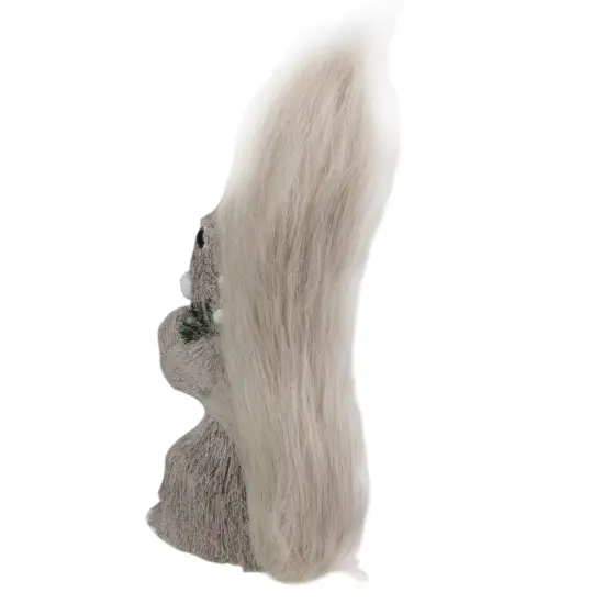 Northlight Standing Squirrel with Neck Wreath Christmas Figure - 12" Gray {6}