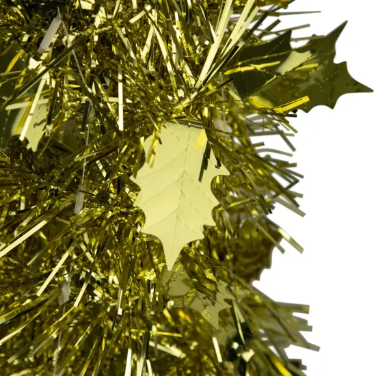 Northlight 4' Gold Tinsel Pop-Up Artificial Christmas Tree, Unlit {4}