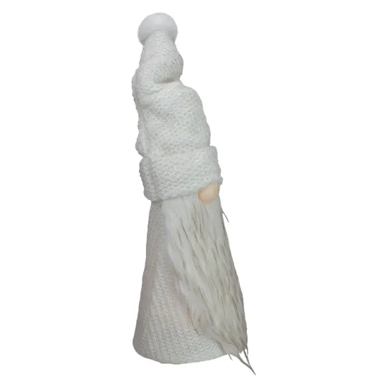 Northlight LED Lighted Knitted Gnome Christmas Figure - 20" - White {5}