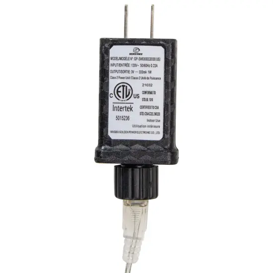 Northlight LED Lighted Hanging Ball Christmas Decoration - 8" - Silver - Warm White Lights {4}