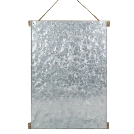 Northlight 16&rdquo; Merry Christmas Reindeer Galvanized Sheet Metal Hanging Wall Sign Silver {7}