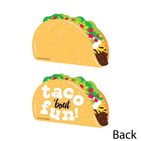 Big Dot of Happiness Taco 'Bout Fun - Decorations DIY Fiesta Essentials - Set of 20 {4}
