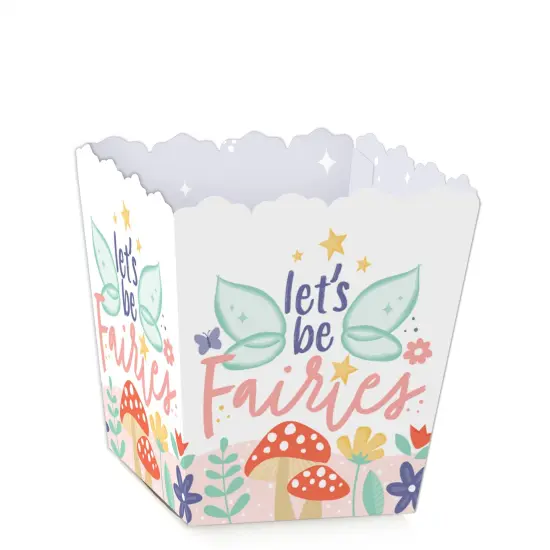 Big Dot of Happiness Let's Be Fairies - Party Mini Favor Boxes - Fairy Garden Birthday Party Treat Candy Boxes - Set of 12 {1}