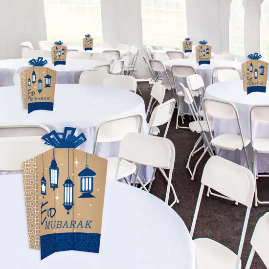 Big Dot of Happiness Eid Mubarak Table Decorations - Ramadan Fold and Flare Centerpieces - 10 Count {6}