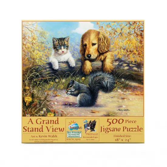Sunsout A Grand Stand View 500 pc Jigsaw Puzzle 13709 {4}