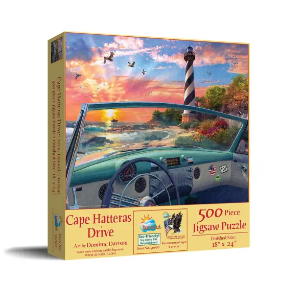Sunsout Cape Hatteras Drive 500 pc Jigsaw Puzzle 50080 {3}