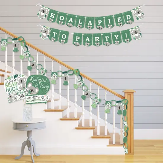 Big Dot of Happiness Koala Cutie - Banner and Photo Booth Decorations - Bear Birthday Party and Baby Shower Supplies Kit - Doterrific Bundle {4}