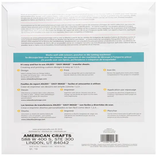 Jolee's Boutique Easy Image Foil Transfer Kit 5/Pkg-Gold {2}