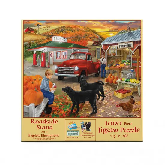 Sunsout Roadside Stand 1000 pc Jigsaw Puzzle 31507 {4}