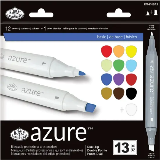 Royal & Langnickel(R) Azure Marker Set 13/Pkg {1}