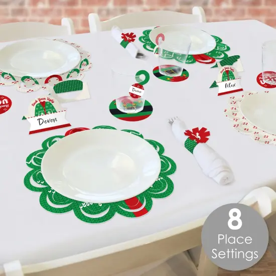Big Dot of Happiness Ugly Sweater - Holiday and Christmas Party Paper Charger and Table Decorations - Chargerific Kit - Place Setting for 8 {3}