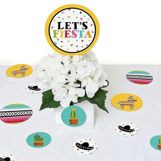 Big Dot of Happiness Let's Fiesta - Fiesta Party Giant Circle Confetti - Party Decorations - Large Confetti 27 Count {7}