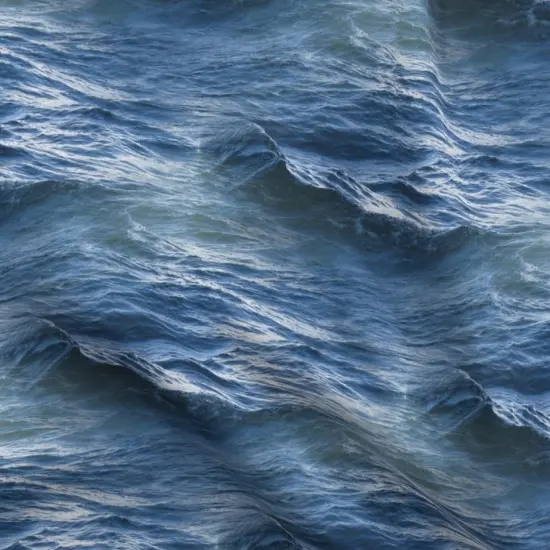 Various Fabrics by the Yard or Fat Quarter Ocean Water Sea Waves Blue Nautical Aquatic Custom Printed Fabric by Spoonflower {5}