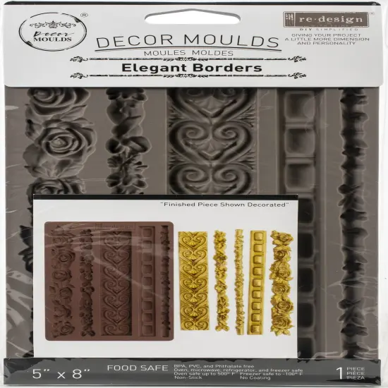 Prima Marketing Re-Design Mould 5"X8"X8mm-Elegant Borders {1}