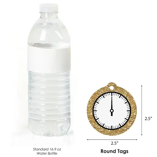 Big Dot of Happiness New Year's Eve - Gold - New Years Eve Party Favor Gift Tags (Set of 20) {4}