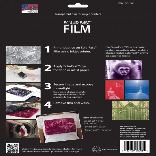 Jacquard SolarFast Film 8/Pkg {2}