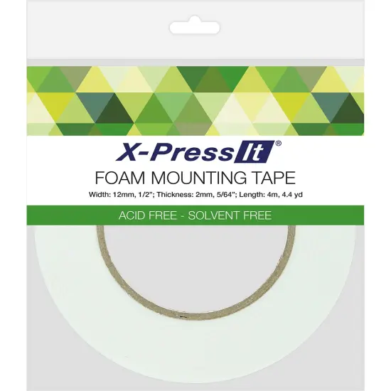 X-Press It Double-Sided Foam Tape 12mm-.5"X4.4yd {1}