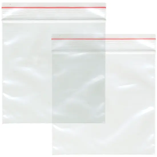 Craft Medley Ziplock Polybags 40/Pkg-4"X4" Clear {2}